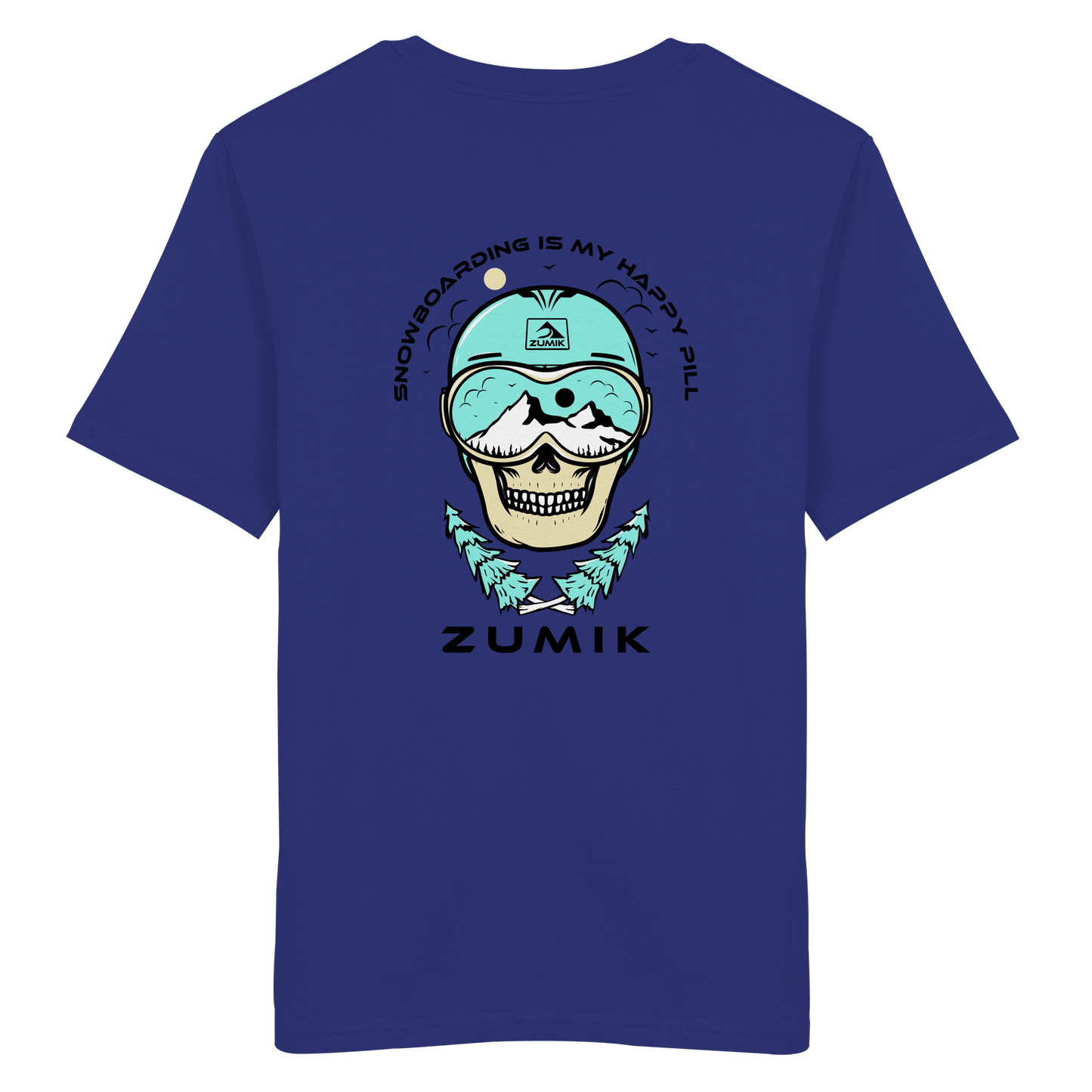 Zumik Planet - "Snowboarding is my happy pill" - Organic Shirt