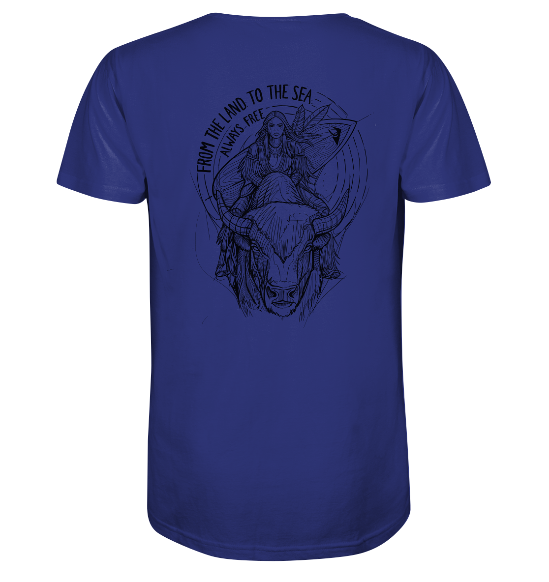 Zumik Planet – “From the Land to the Sea, Always Free”  - Organic Shirt