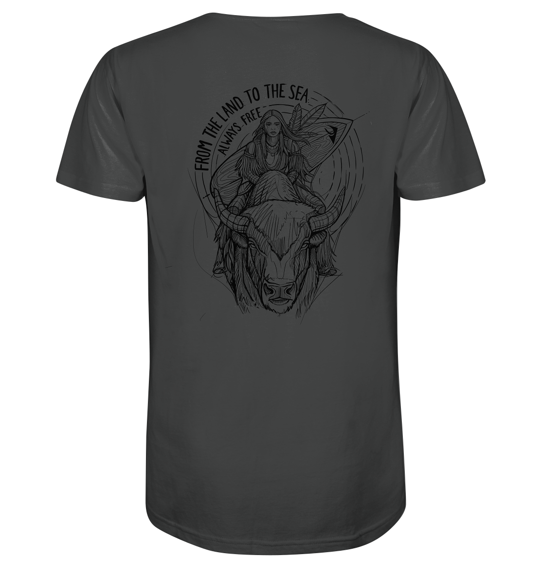 Zumik Planet – “From the Land to the Sea, Always Free”  - Organic Shirt