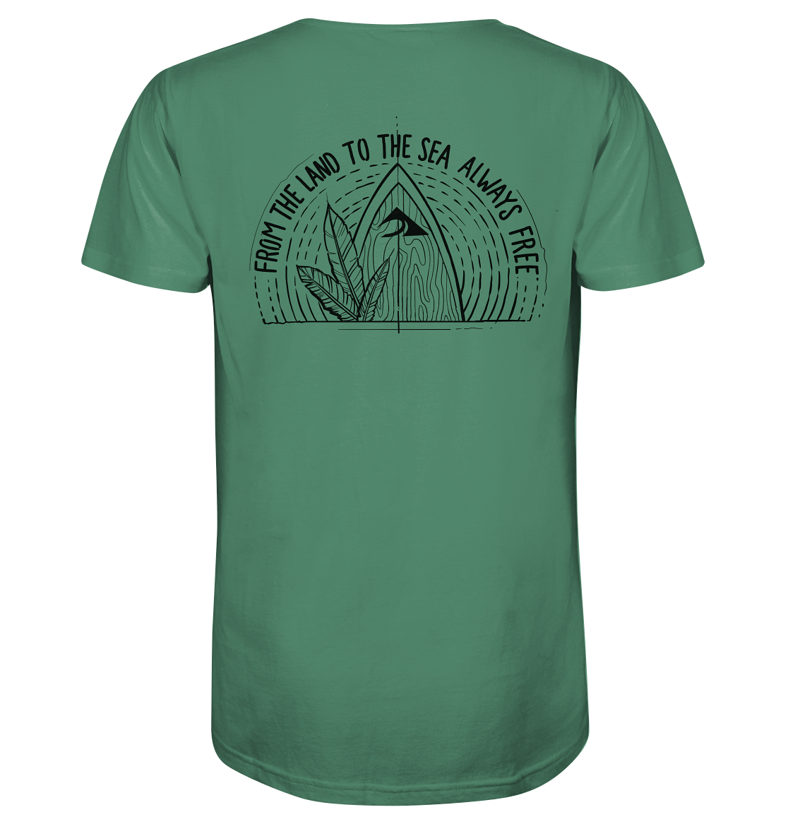 Zumik Planet - From the Land to the Sea, Always Free - Organic Shirt