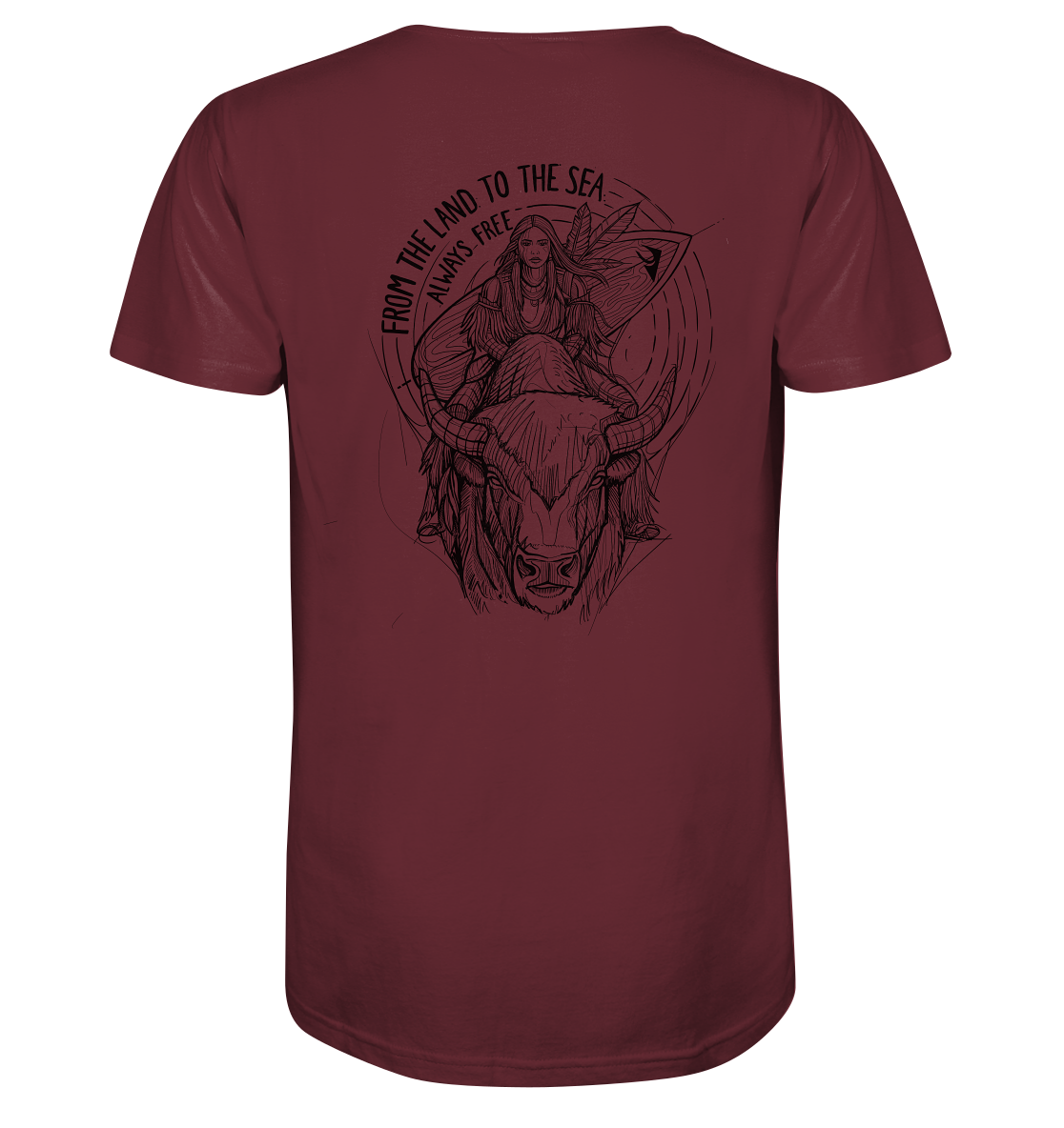 Zumik Planet – “From the Land to the Sea, Always Free”  - Organic Shirt