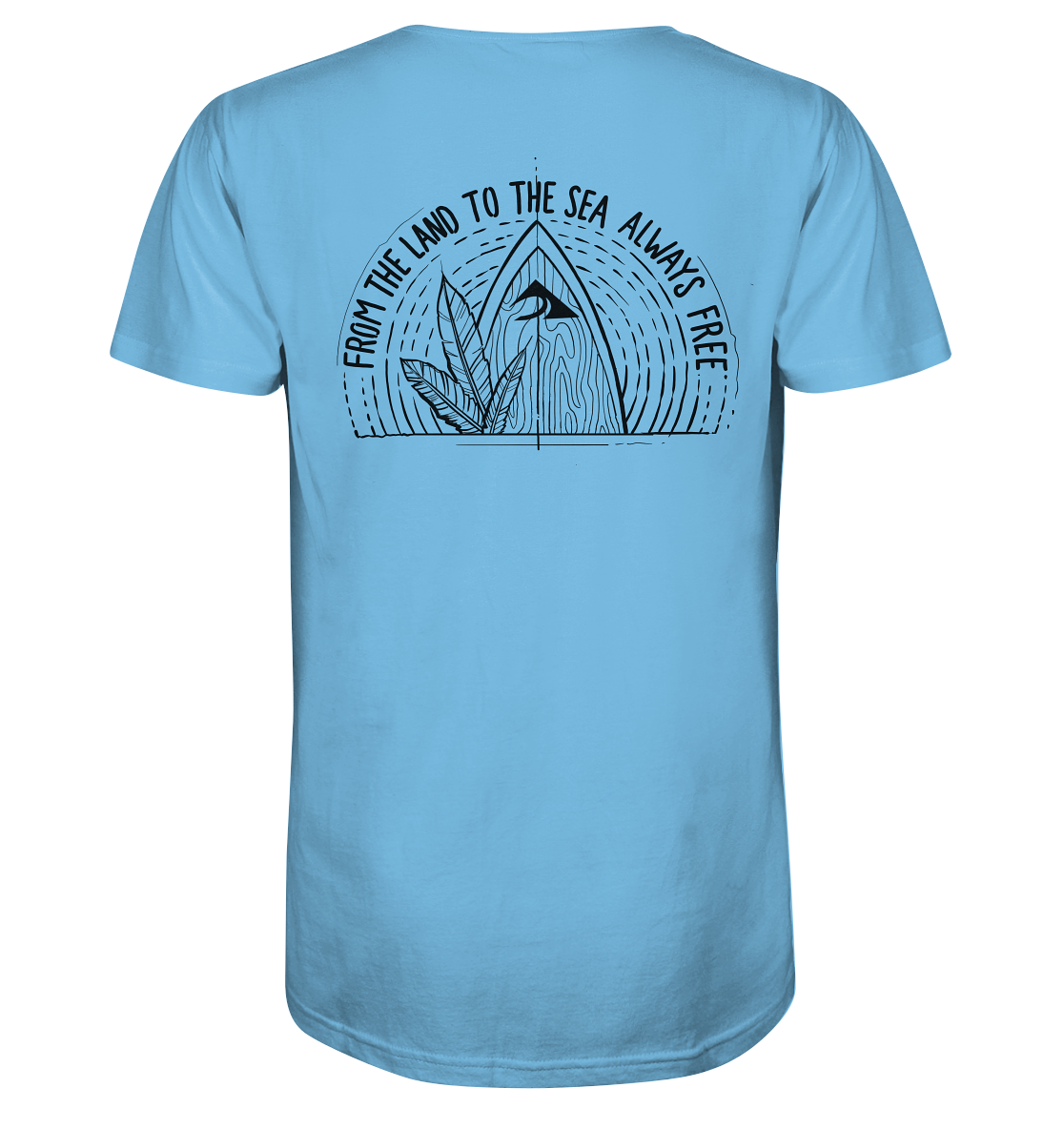 Zumik Planet - From the Land to the Sea, Always Free - Organic Shirt