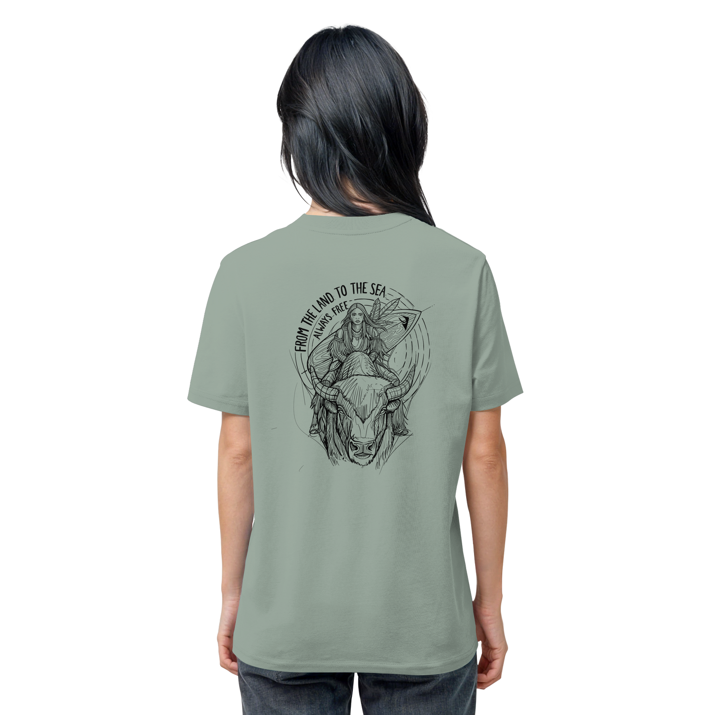 Zumik Planet – “From the Land to the Sea, Always Free”  - Organic Shirt
