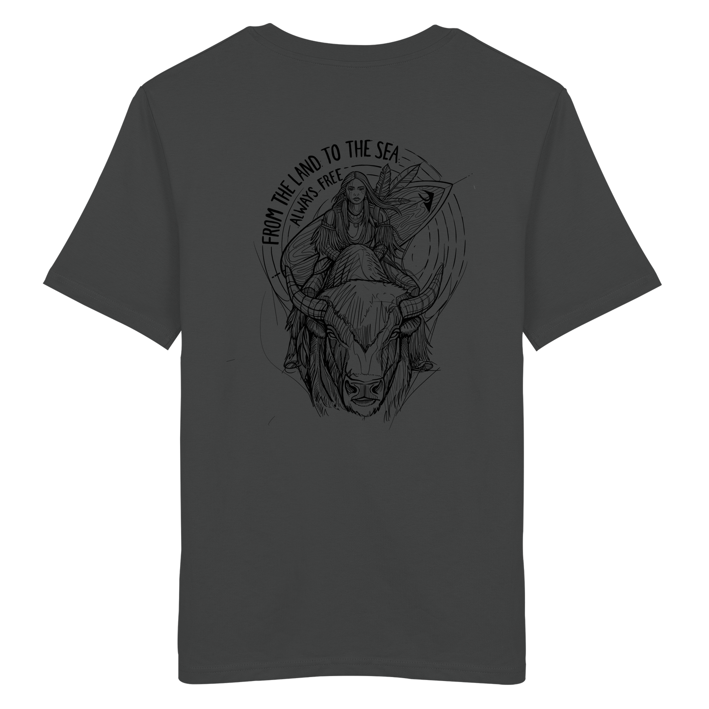 Zumik Planet – “From the Land to the Sea, Always Free”  - Organic Shirt