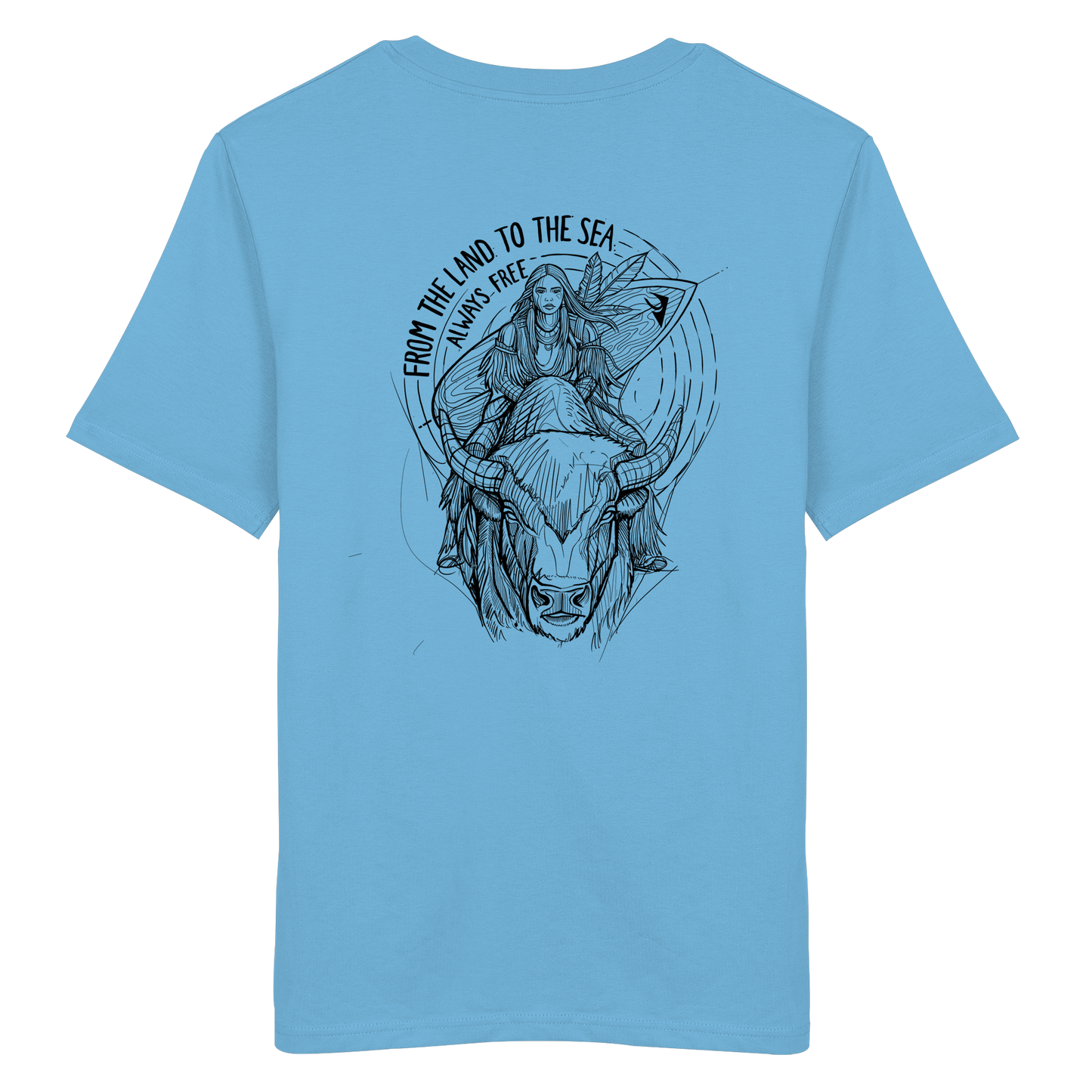 Zumik Planet – “From the Land to the Sea, Always Free”  - Organic Shirt