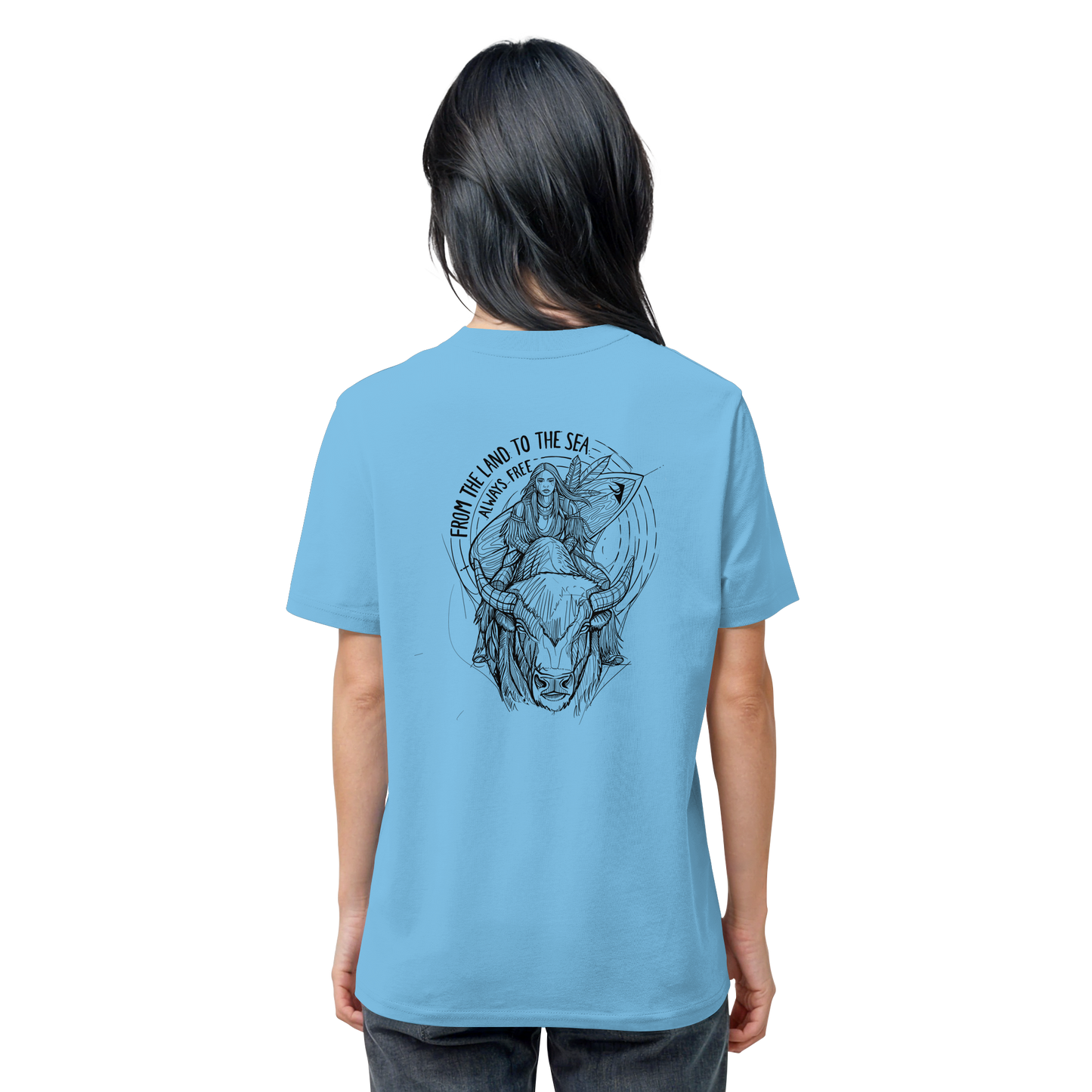 Zumik Planet – “From the Land to the Sea, Always Free”  - Organic Shirt