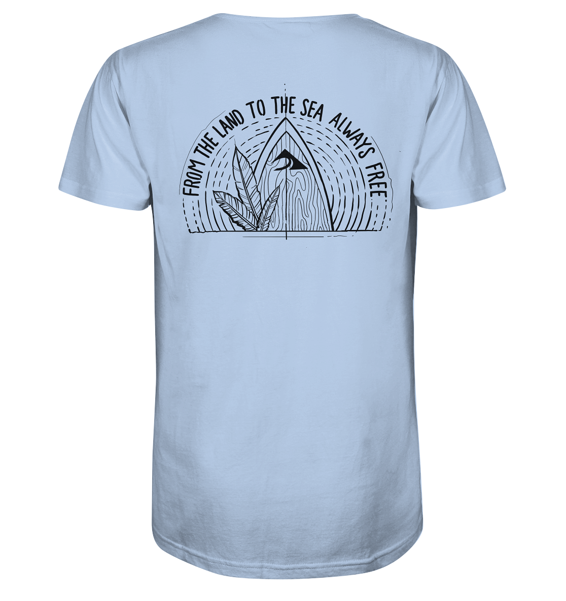 Zumik Planet - From the Land to the Sea, Always Free - Organic Shirt