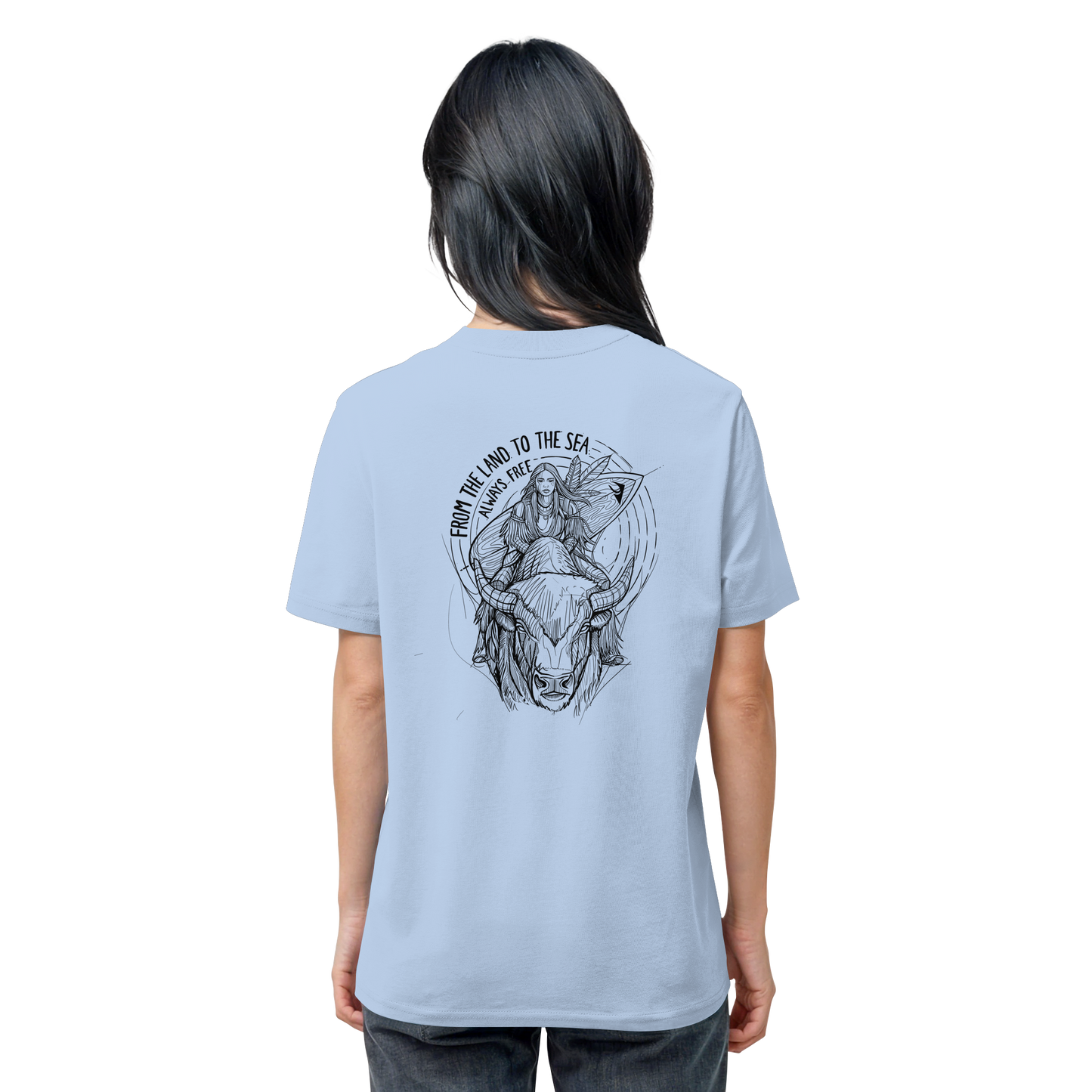 Zumik Planet – “From the Land to the Sea, Always Free”  - Organic Shirt