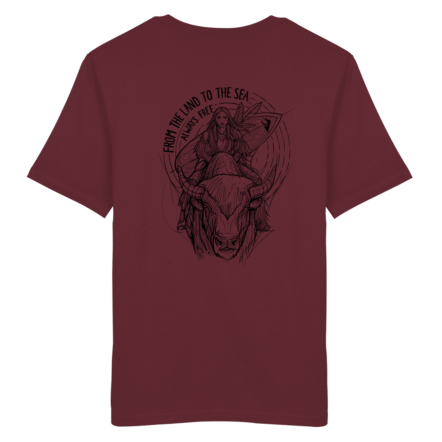 Zumik Planet – “From the Land to the Sea, Always Free”  - Organic Shirt