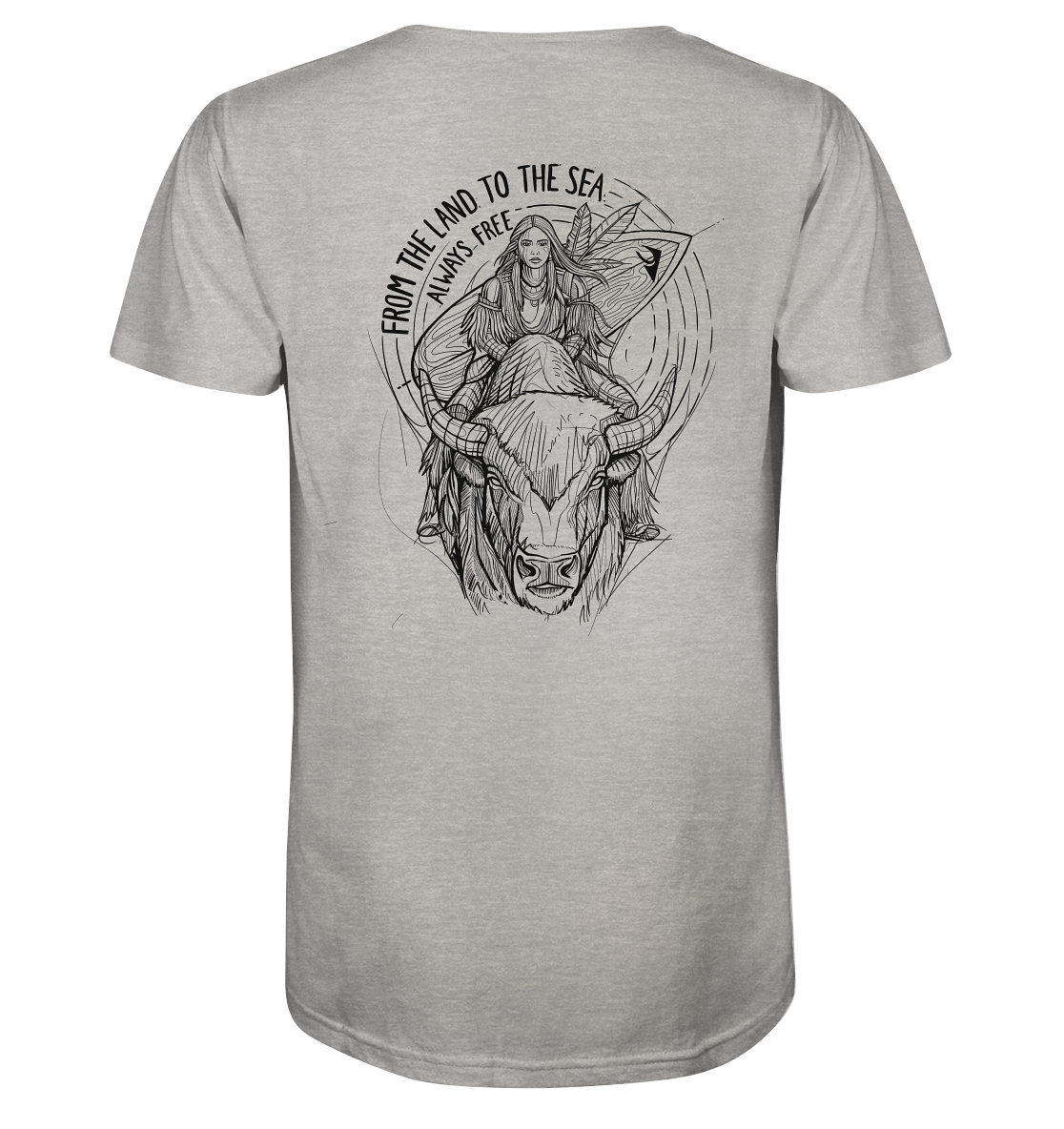 Zumik Planet – “From the Land to the Sea, Always Free”  - Organic Shirt