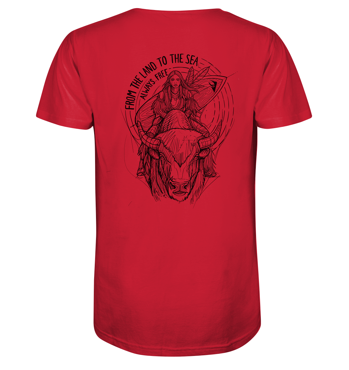 Zumik Planet – “From the Land to the Sea, Always Free”  - Organic Shirt