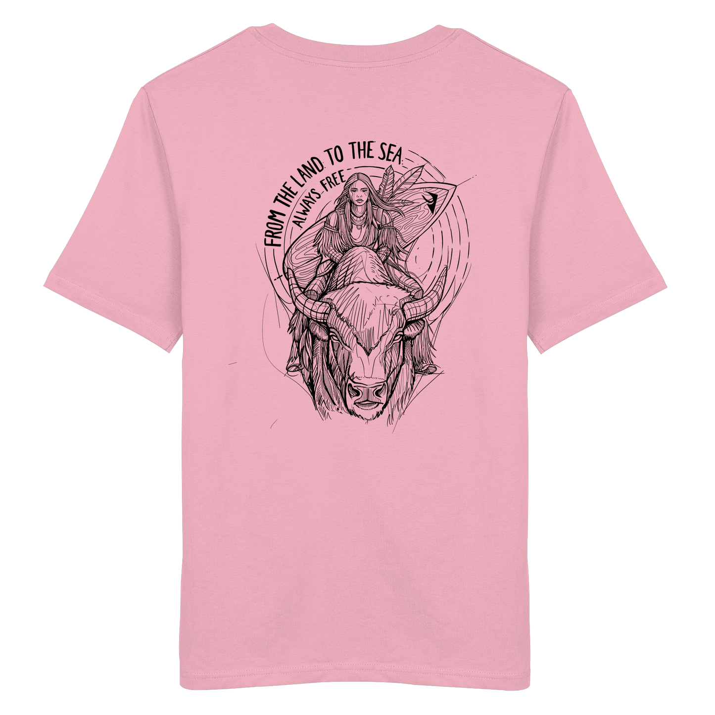 Zumik Planet – “From the Land to the Sea, Always Free”  - Organic Shirt