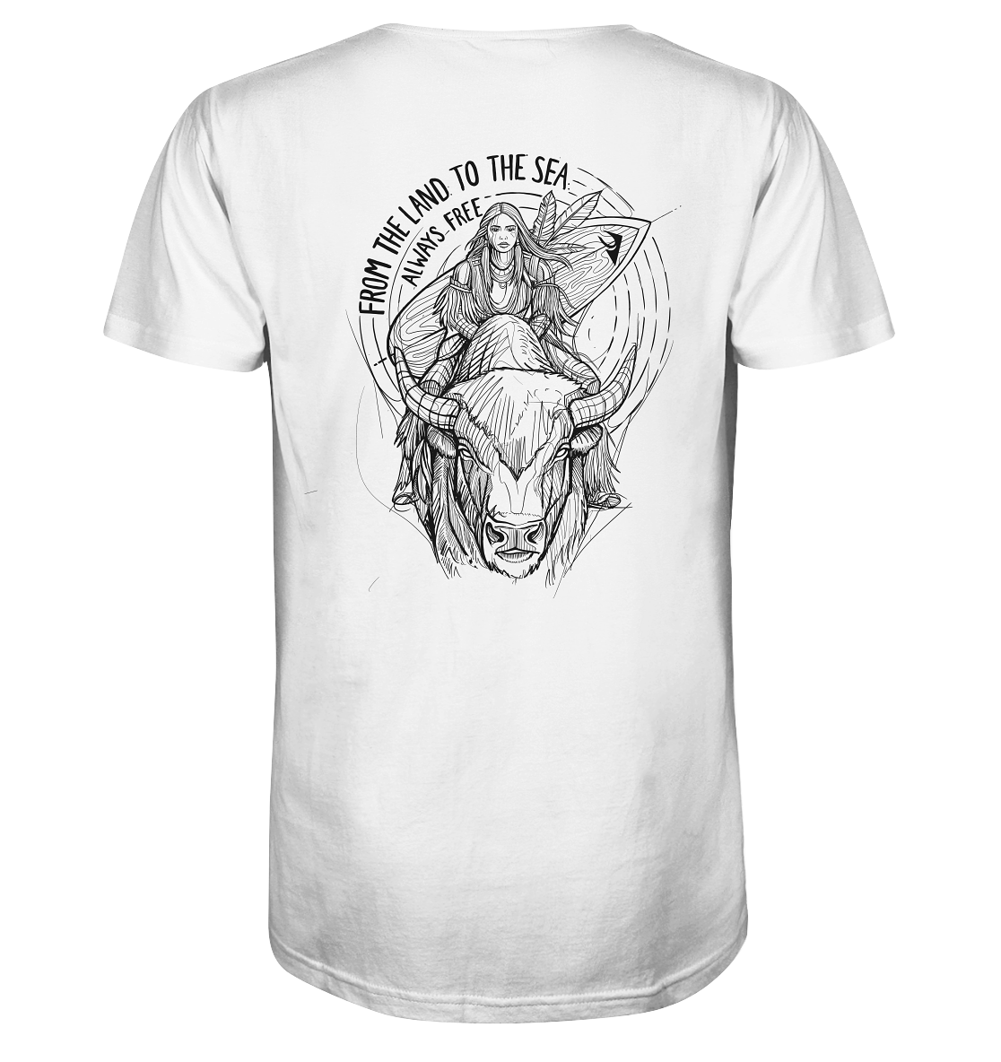 Zumik Planet – “From the Land to the Sea, Always Free”  - Organic Shirt