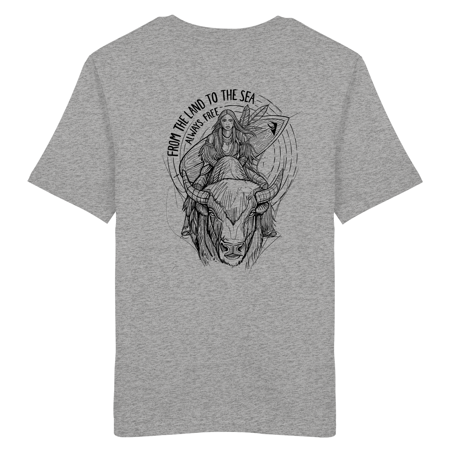 Zumik Planet – “From the Land to the Sea, Always Free”  - Organic Shirt