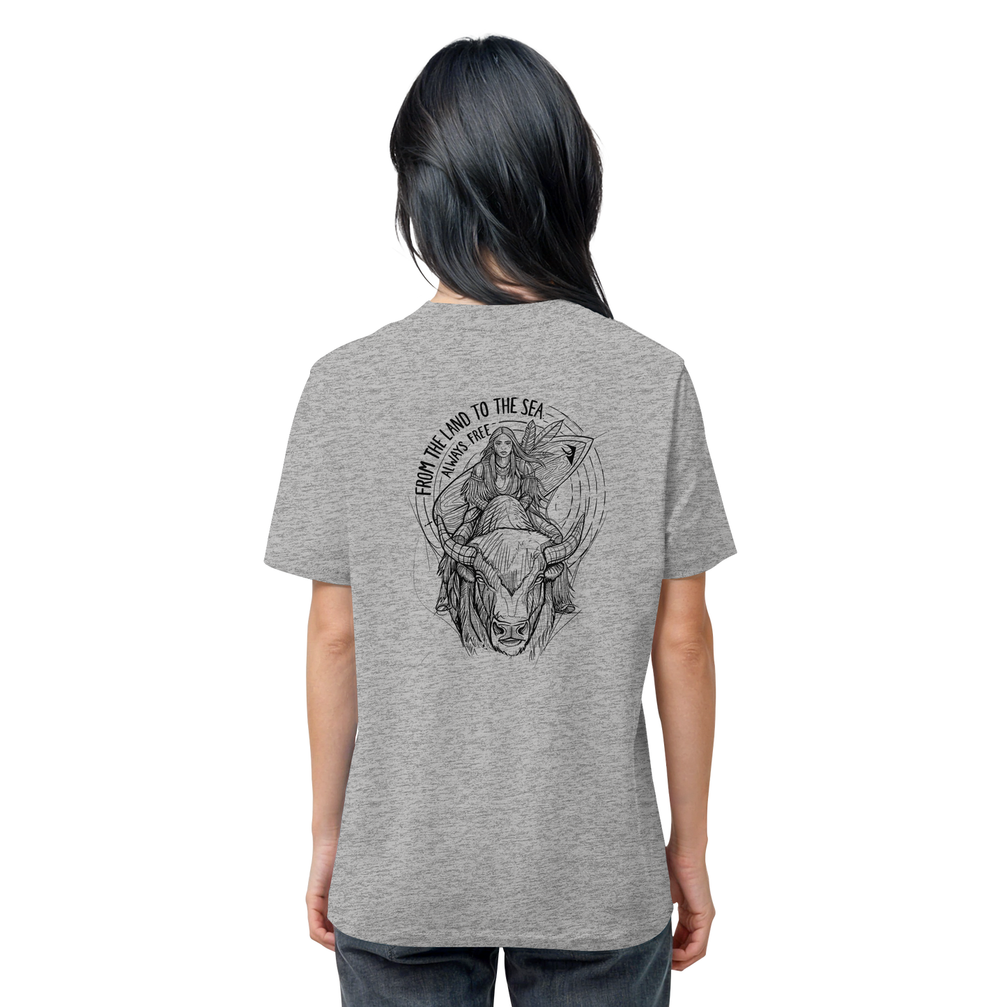 Zumik Planet – “From the Land to the Sea, Always Free”  - Organic Shirt