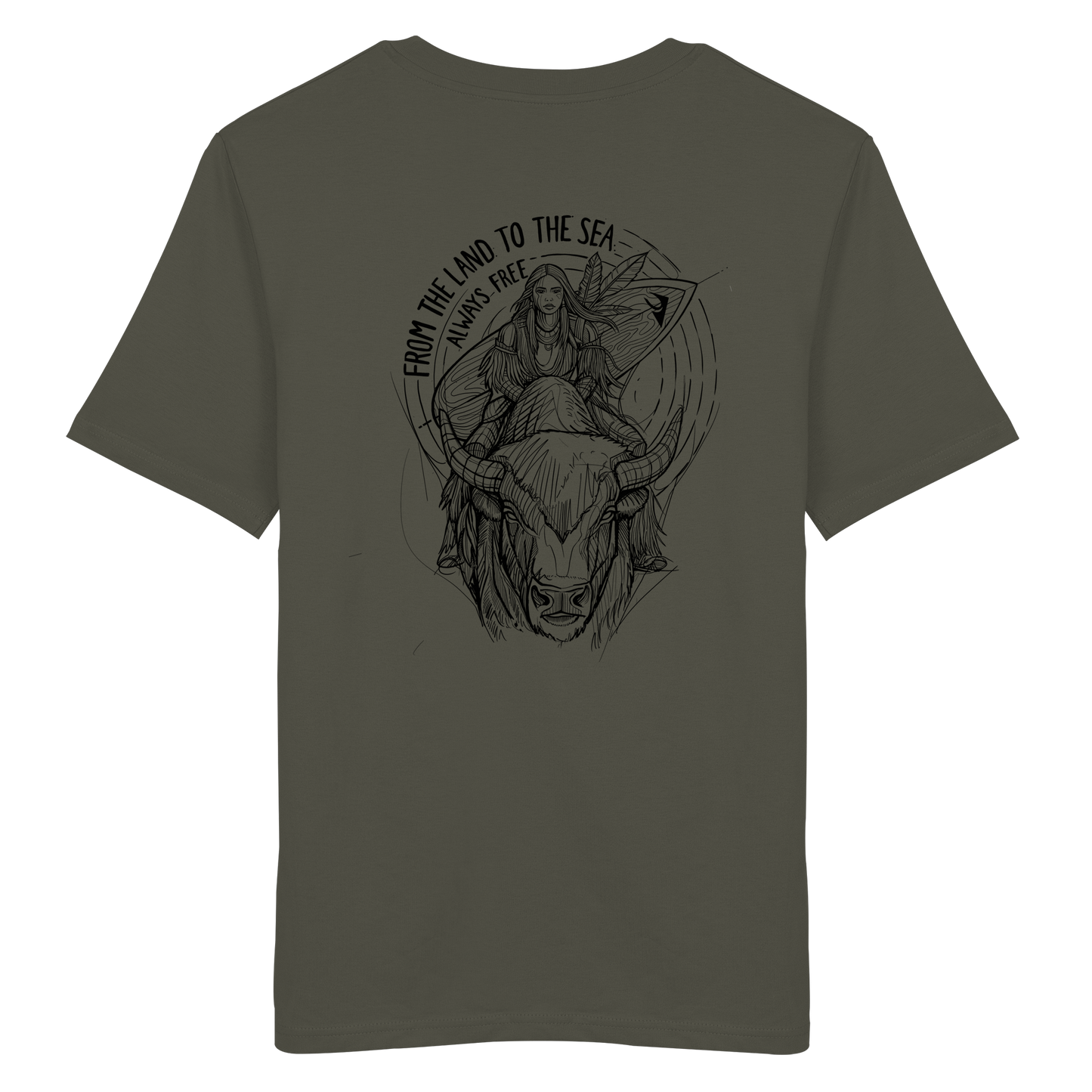 Zumik Planet – “From the Land to the Sea, Always Free”  - Organic Shirt