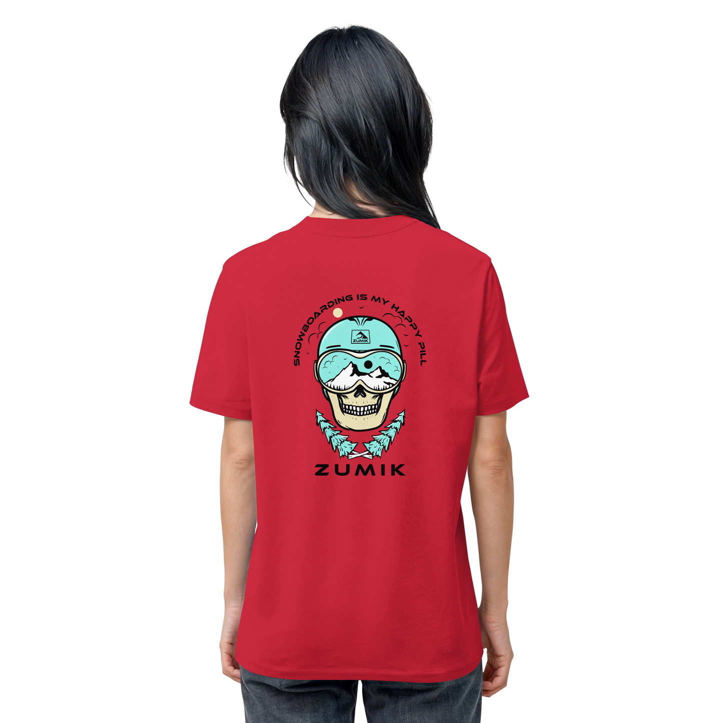 Zumik Planet - "Snowboarding is my happy pill" - Organic Shirt