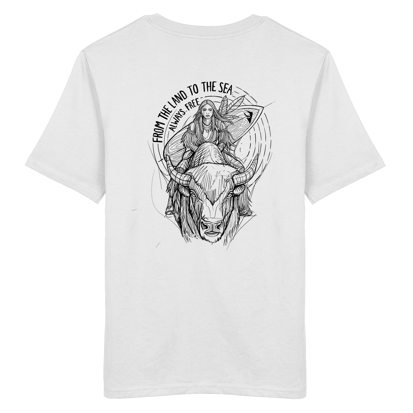 Zumik Planet – “From the Land to the Sea, Always Free”  - Organic Shirt
