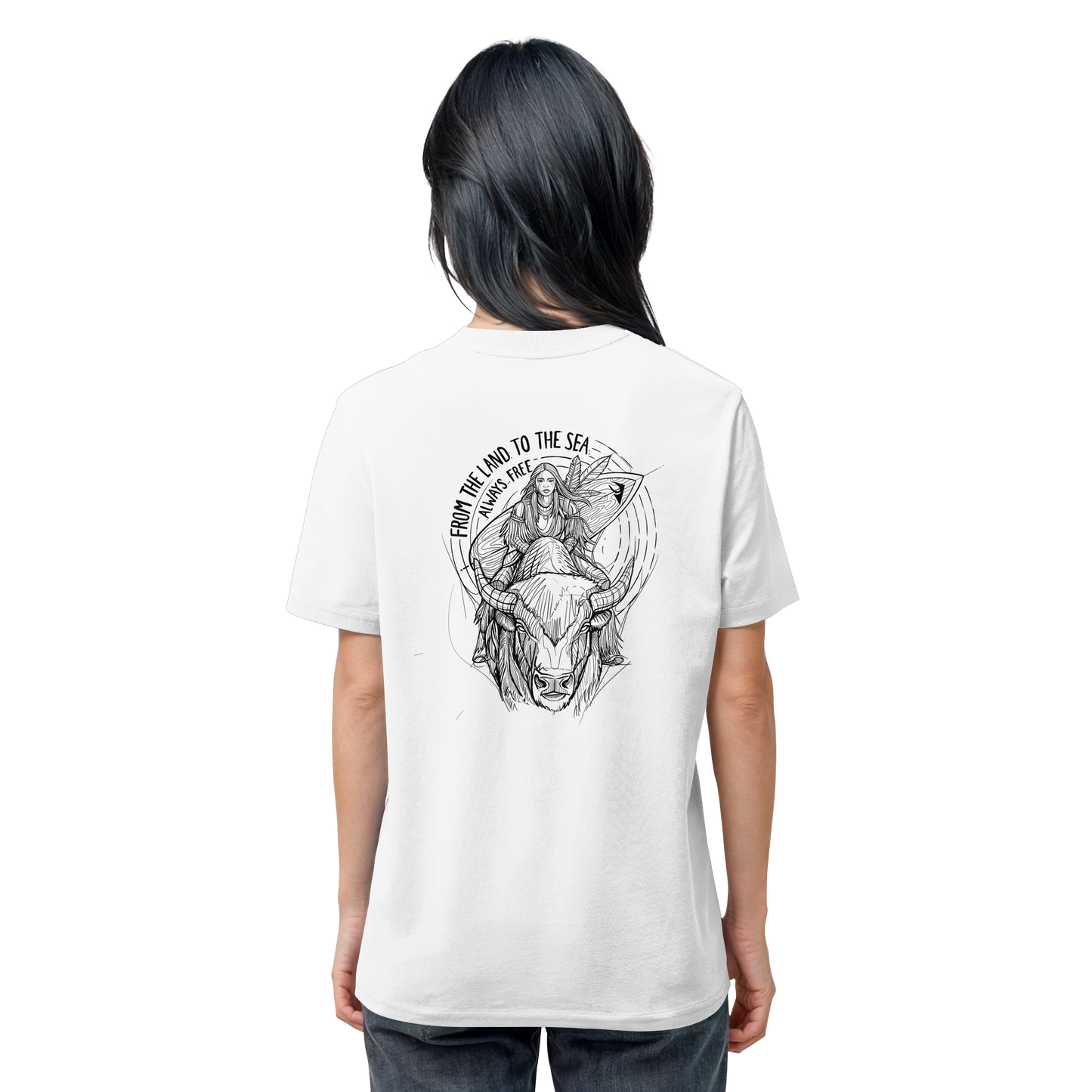 Zumik Planet – “From the Land to the Sea, Always Free”  - Organic Shirt