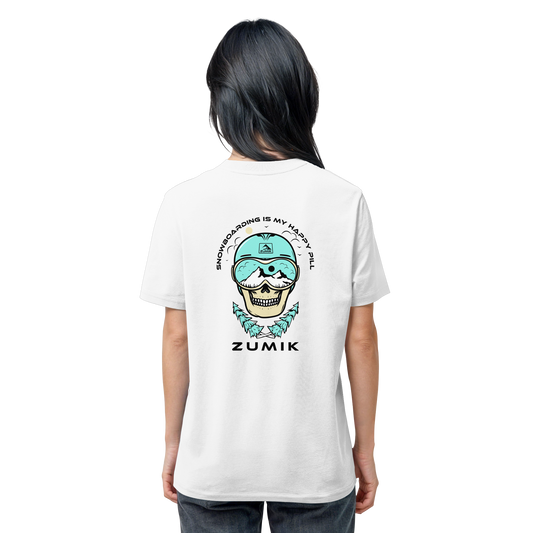 Zumik Planet - "Snowboarding is my happy pill" - Organic Shirt