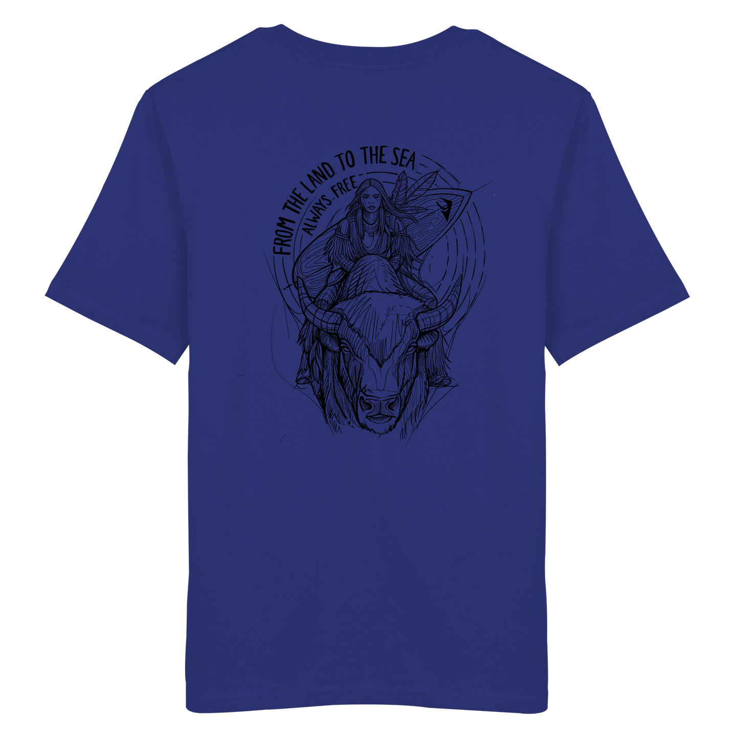 Zumik Planet – “From the Land to the Sea, Always Free”  - Organic Shirt