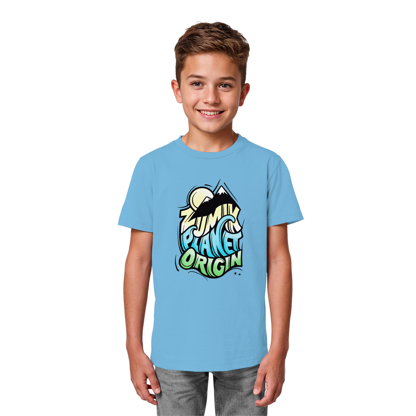 Zumik Planet, Origin - Kids Organic Shirt