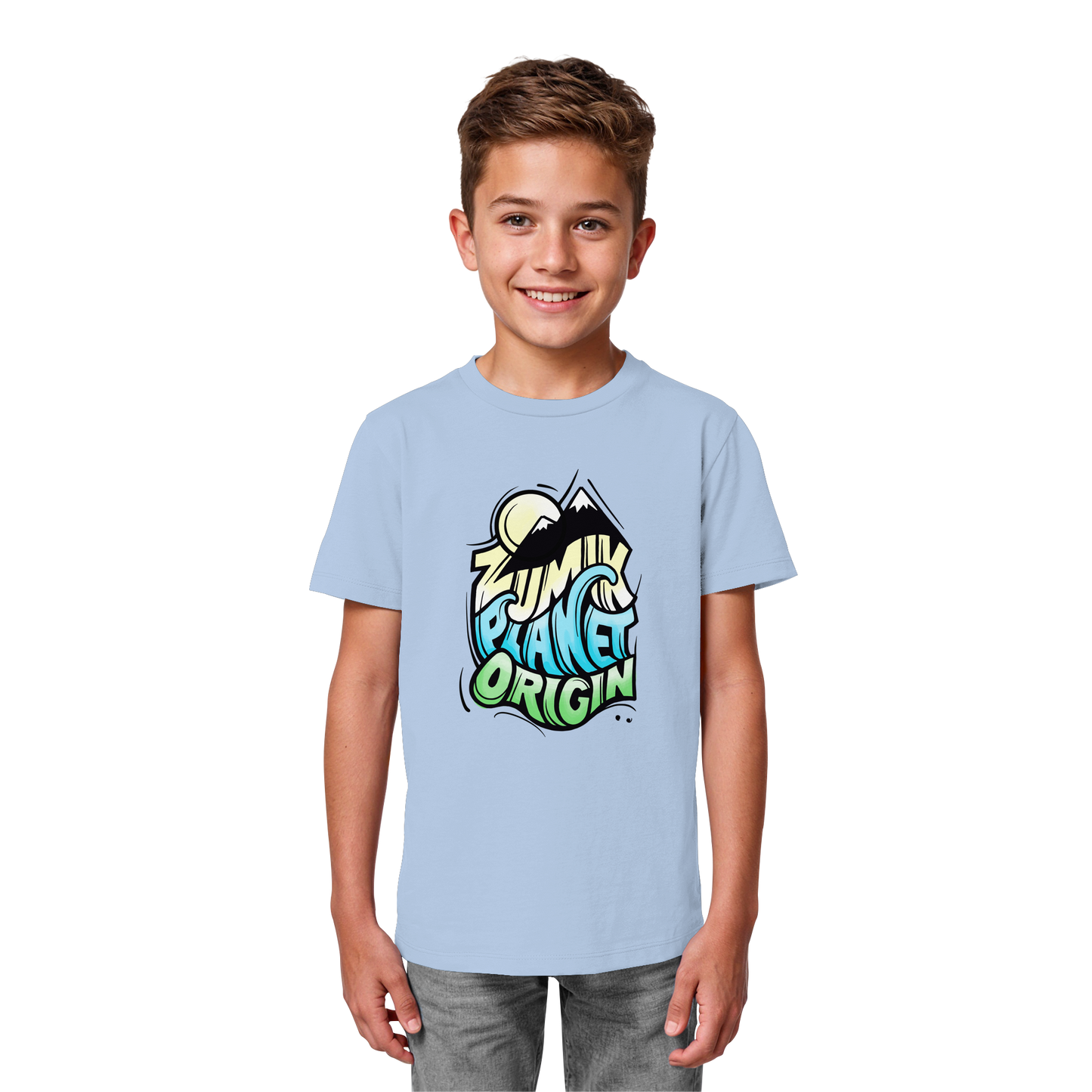 Zumik Planet, Origin - Kids Organic Shirt