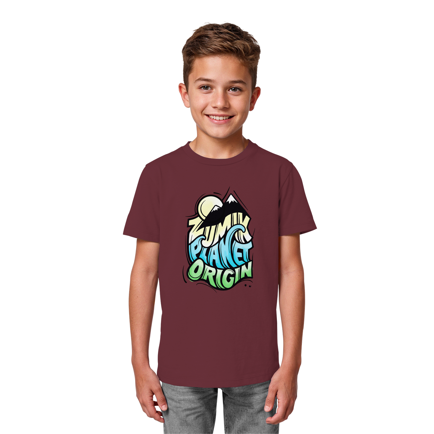 Zumik Planet, Origin - Kids Organic Shirt