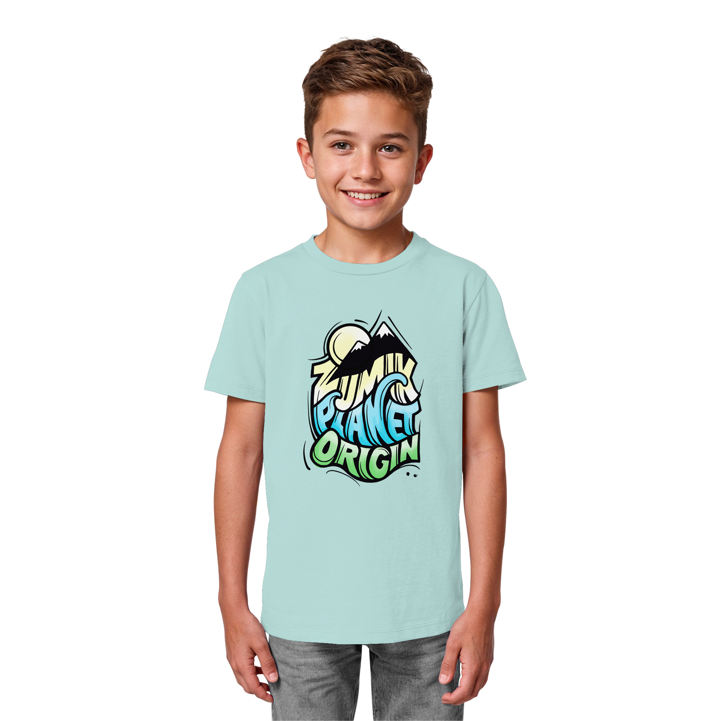 Zumik Planet, Origin - Kids Organic Shirt