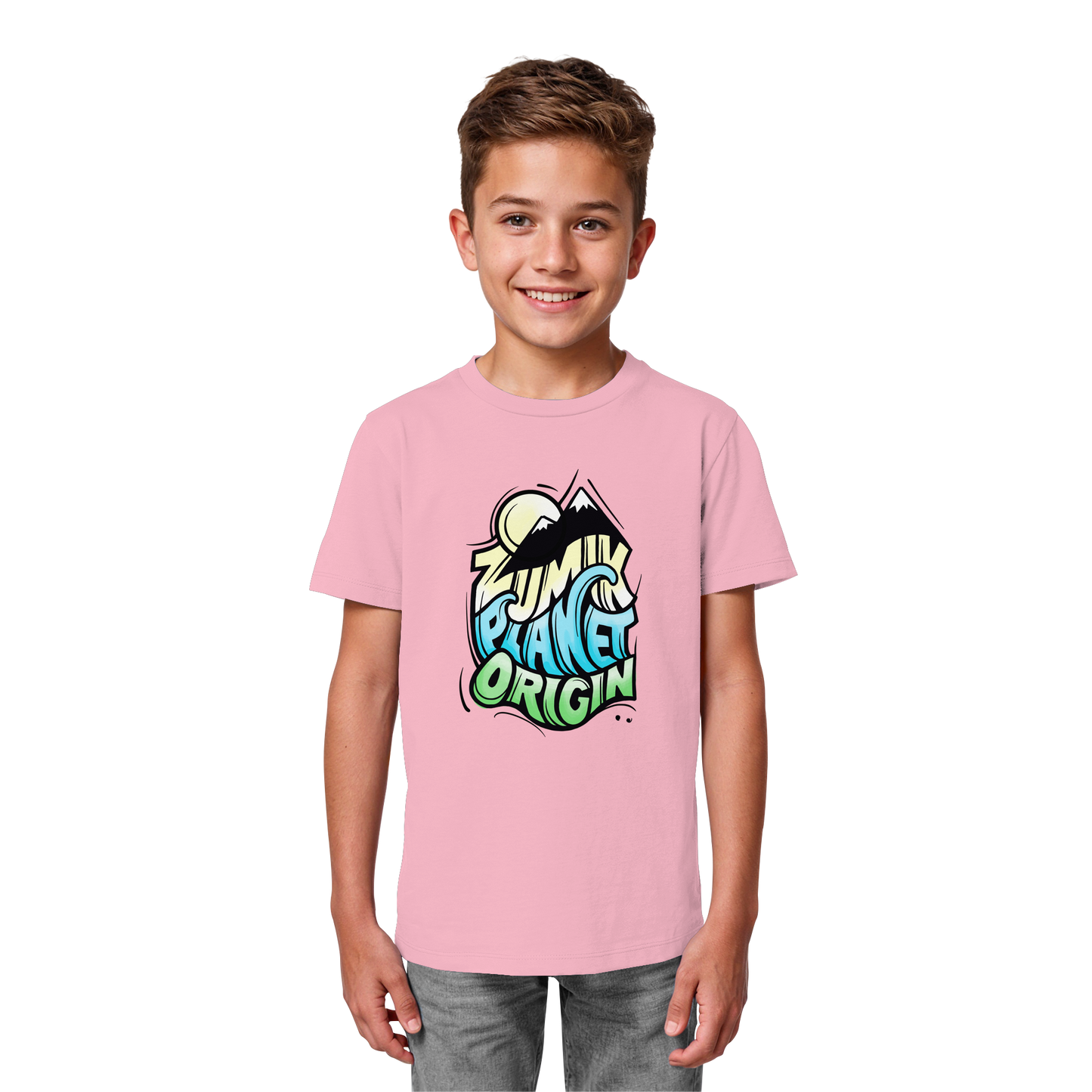 Zumik Planet, Origin - Kids Organic Shirt