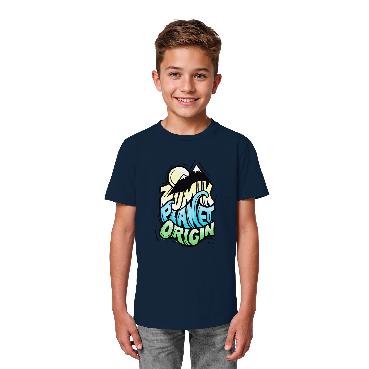 Zumik Planet, Origin - Kids Organic Shirt