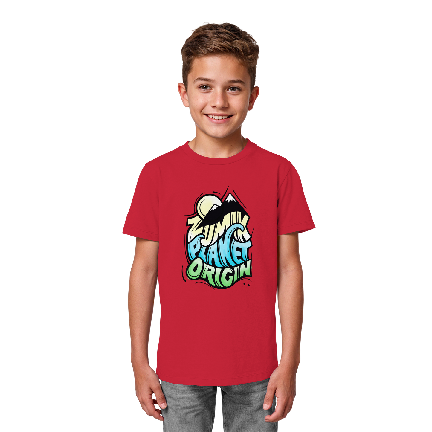 Zumik Planet, Origin - Kids Organic Shirt