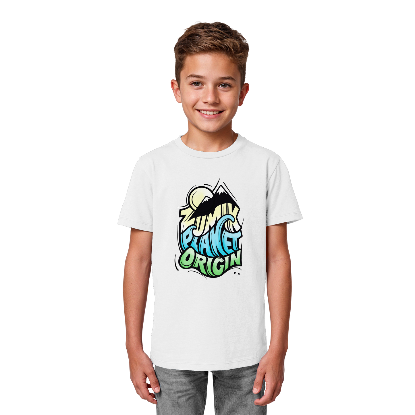 Zumik Planet, Origin - Kids Organic Shirt