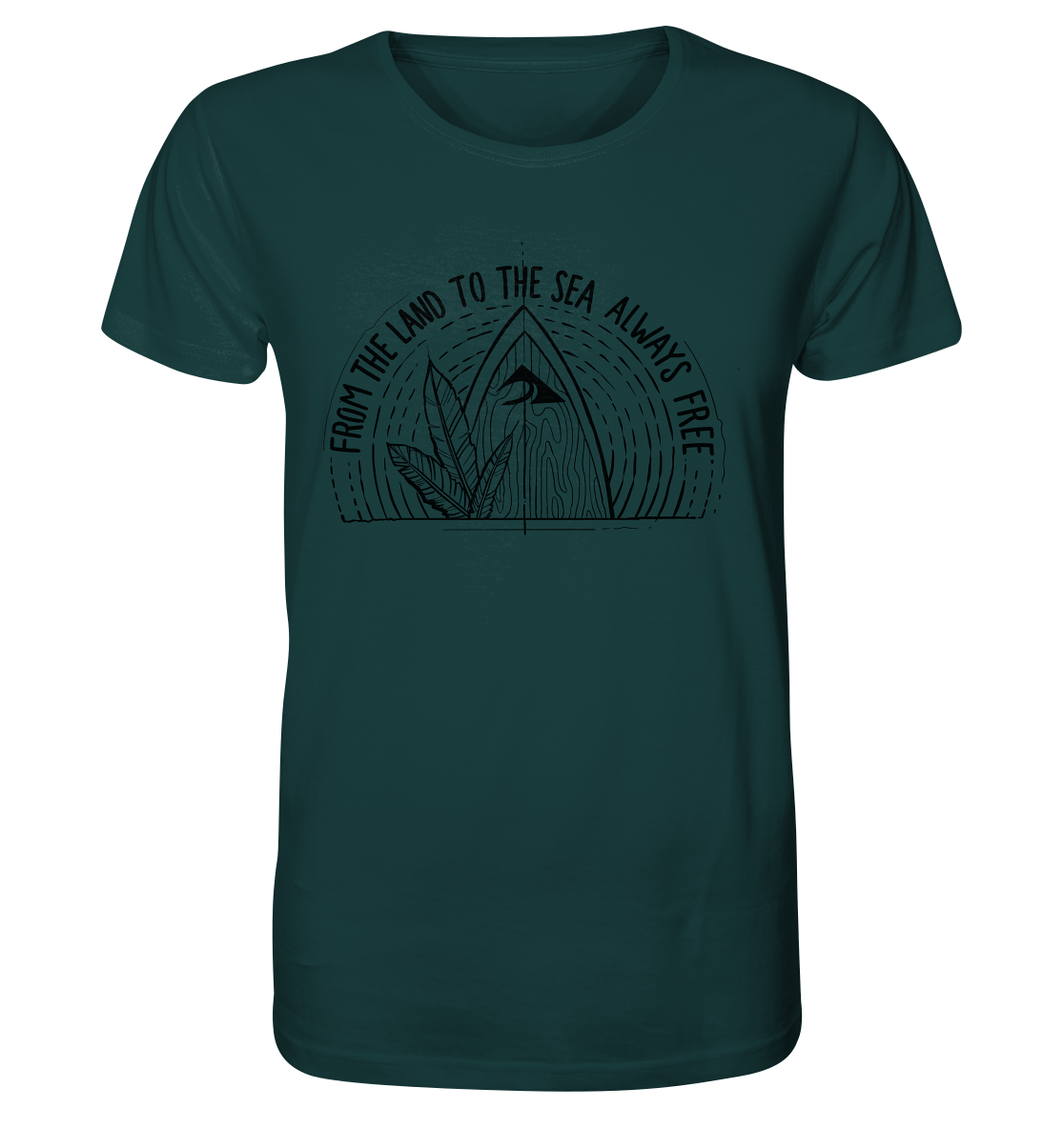 Zumik Planet – “From the Land to the Sea, Always Free” - Organic Shirt