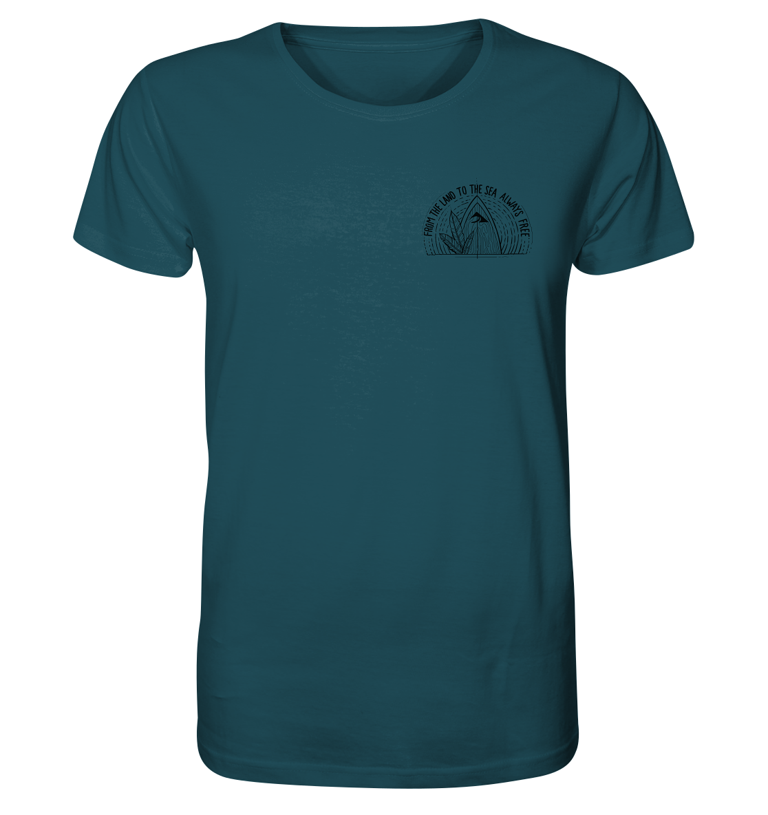 Zumik Planet – “From the Land to the Sea, Always Free”  - Organic Shirt