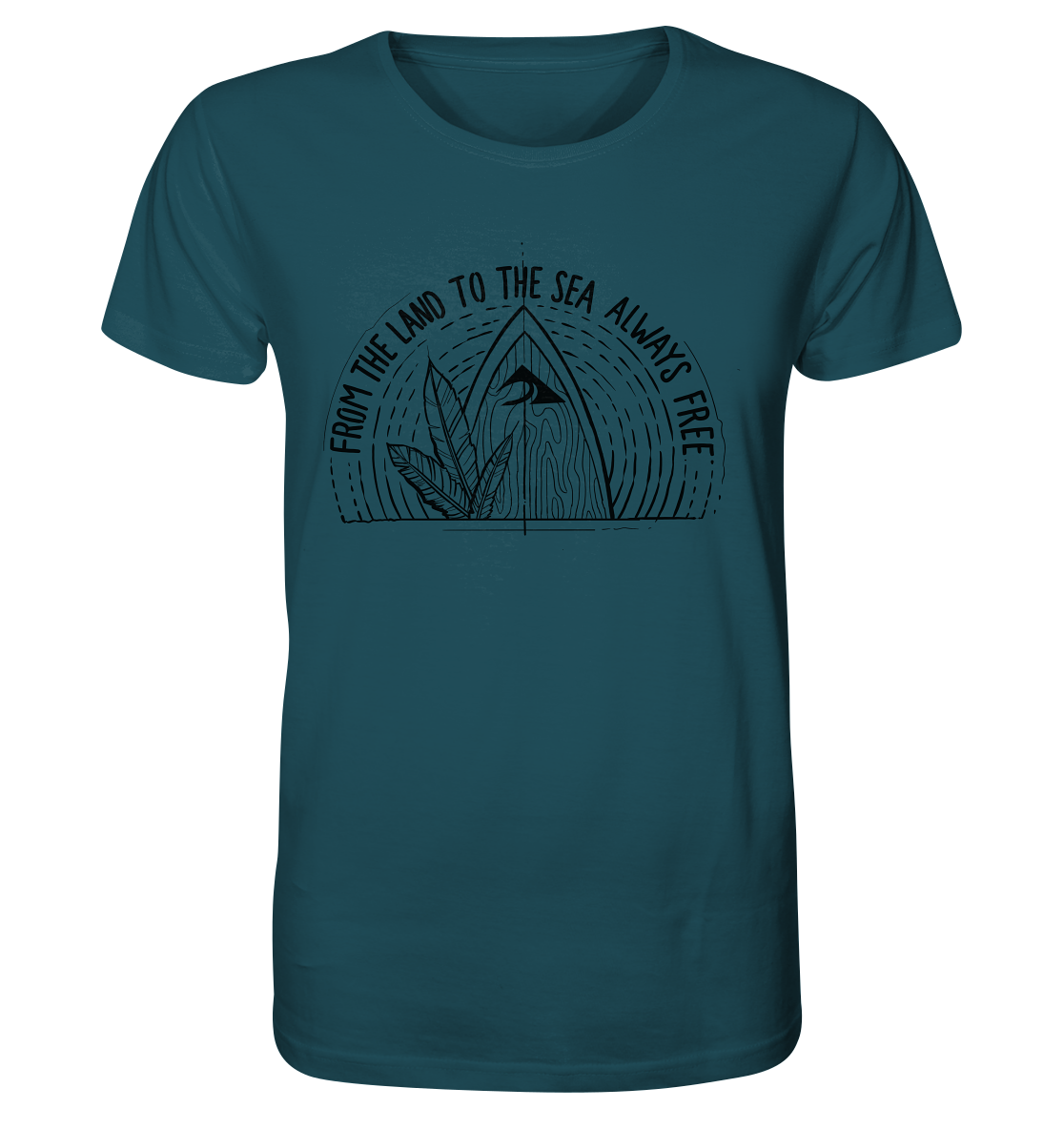 Zumik Planet – “From the Land to the Sea, Always Free” - Organic Shirt