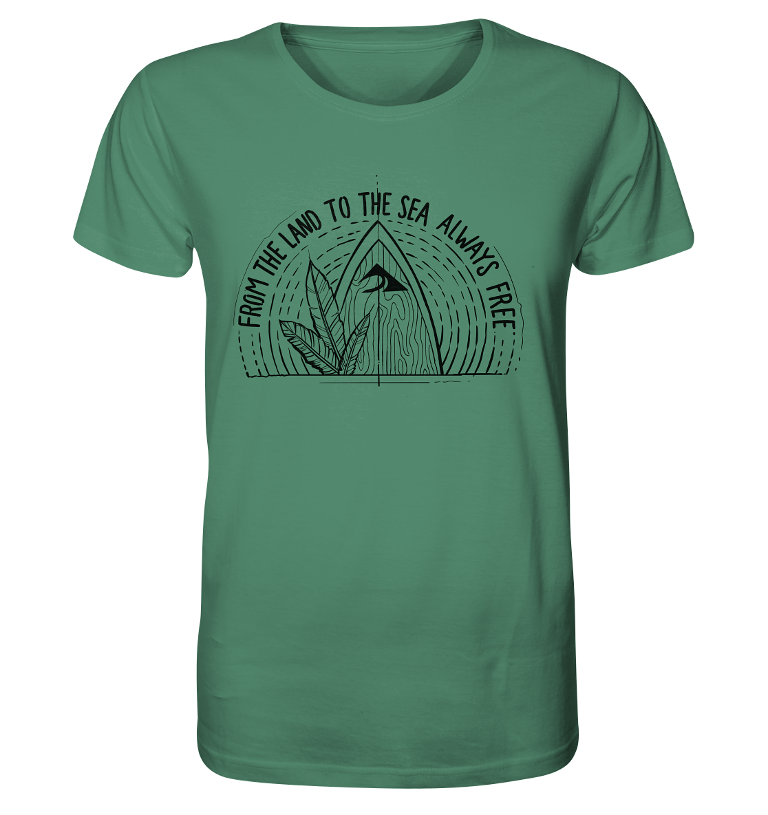 Zumik Planet – “From the Land to the Sea, Always Free” - Organic Shirt