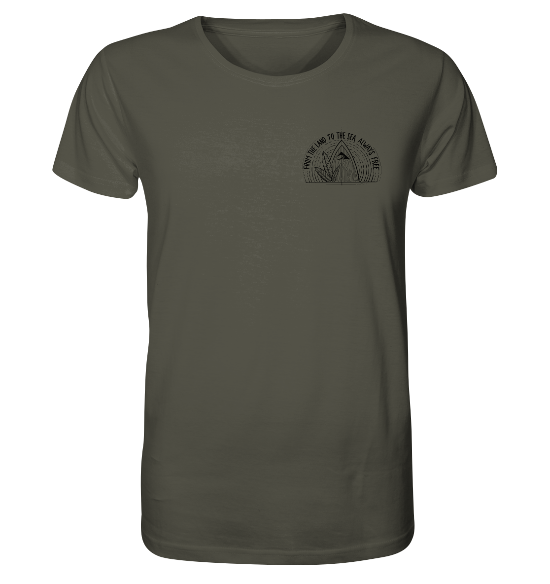 Zumik Planet – “From the Land to the Sea, Always Free”  - Organic Shirt