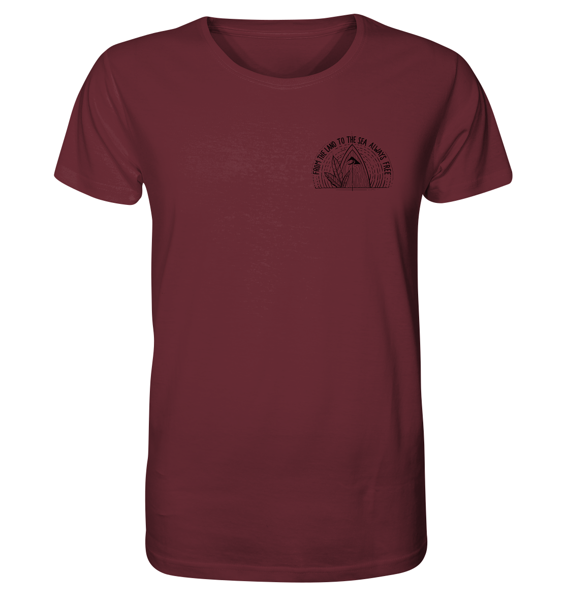Zumik Planet – “From the Land to the Sea, Always Free”  - Organic Shirt