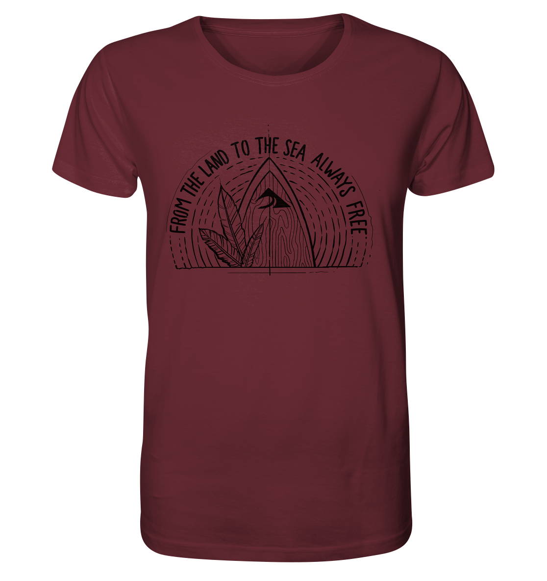 Zumik Planet – “From the Land to the Sea, Always Free” - Organic Shirt