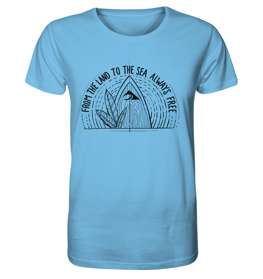 Zumik Planet – “From the Land to the Sea, Always Free” - Organic Shirt