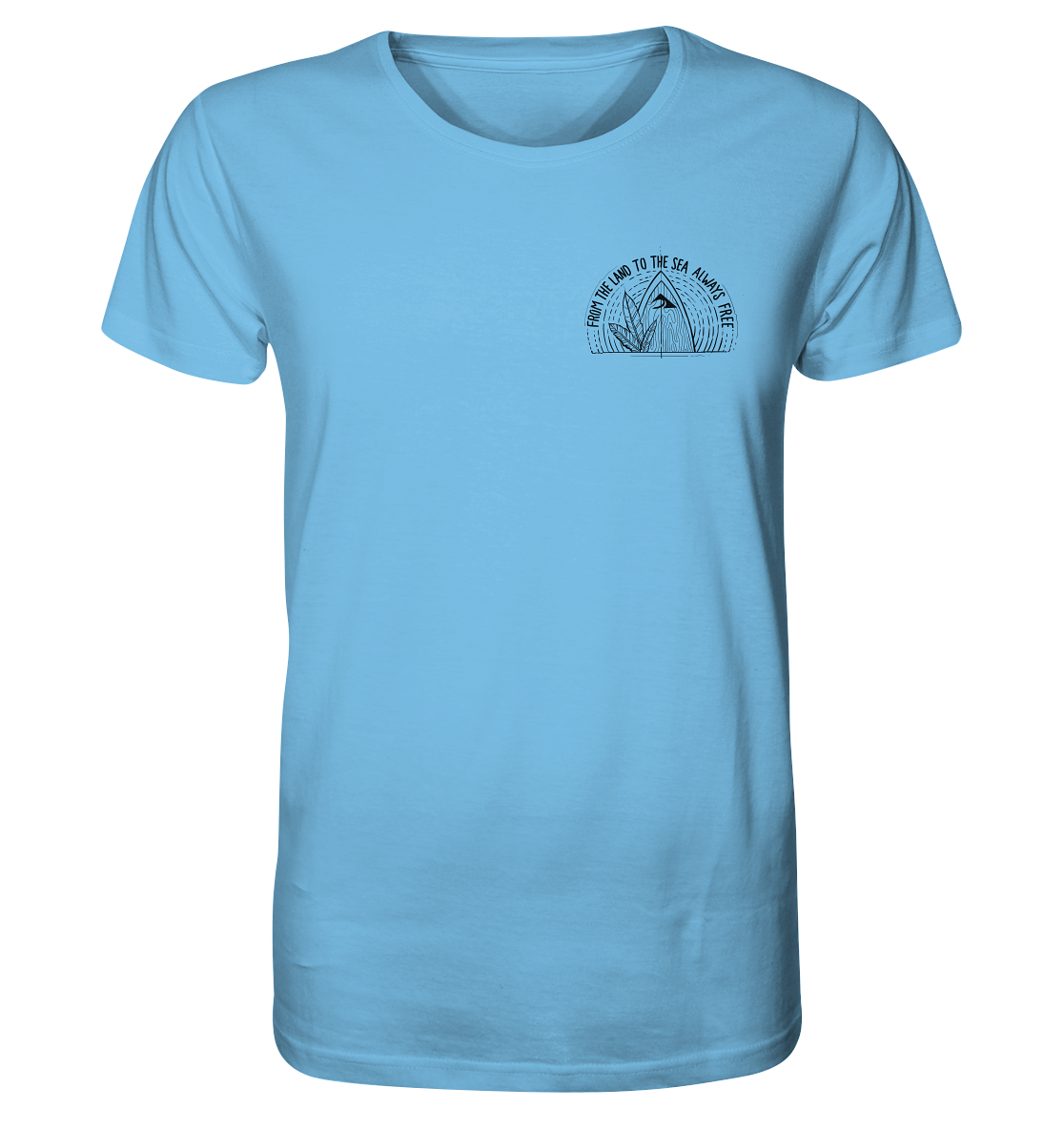 Zumik Planet – “From the Land to the Sea, Always Free”  - Organic Shirt
