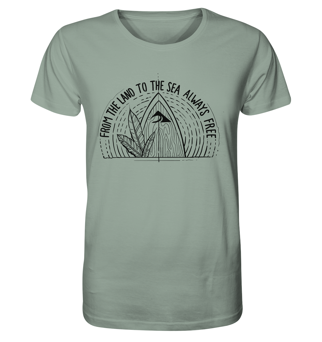 Zumik Planet – “From the Land to the Sea, Always Free” - Organic Shirt