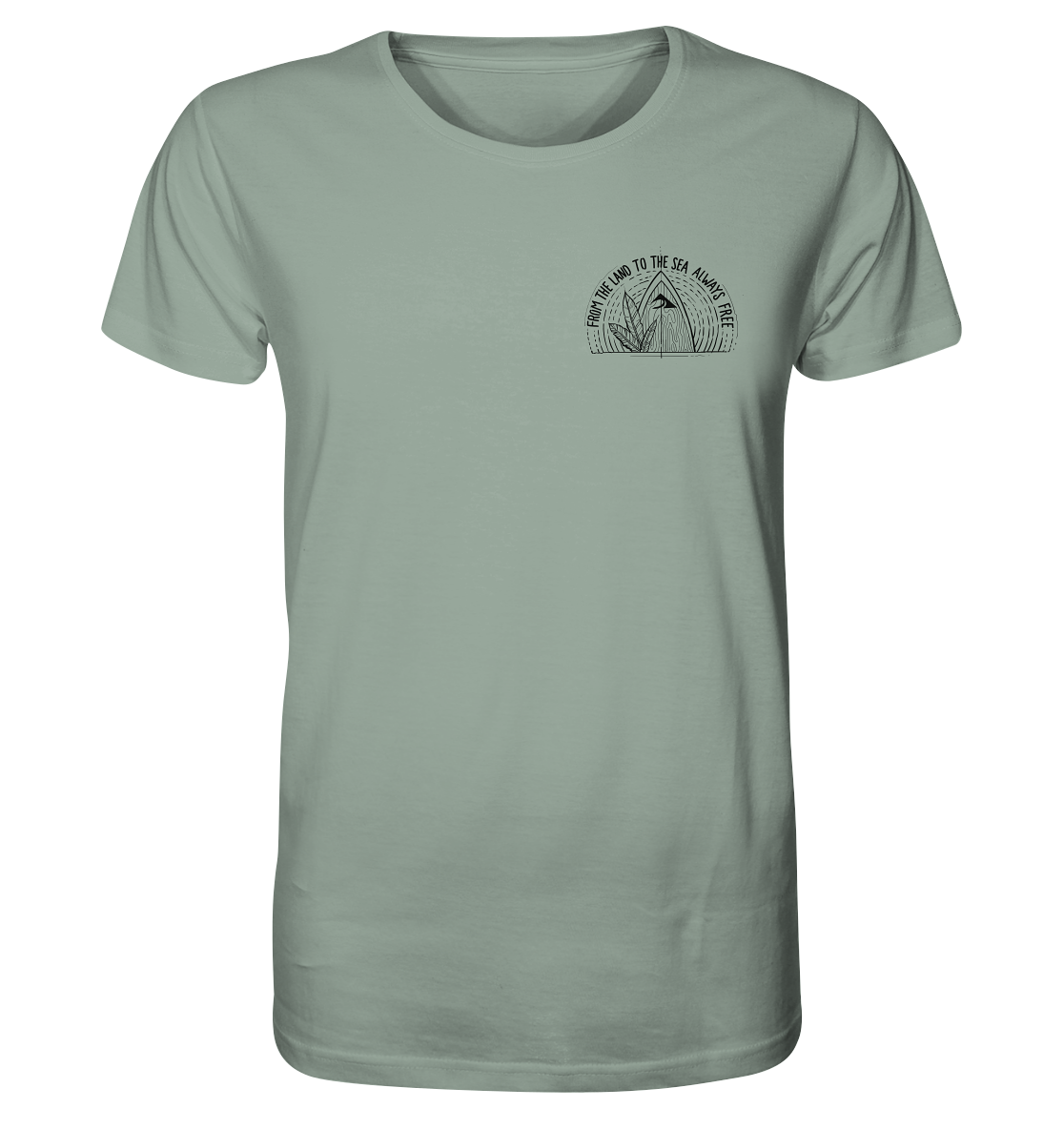 Zumik Planet – “From the Land to the Sea, Always Free”  - Organic Shirt