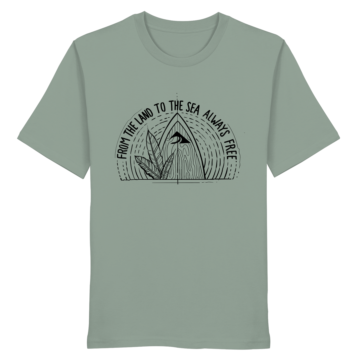 Zumik Planet – “From the Land to the Sea, Always Free” - Organic Shirt