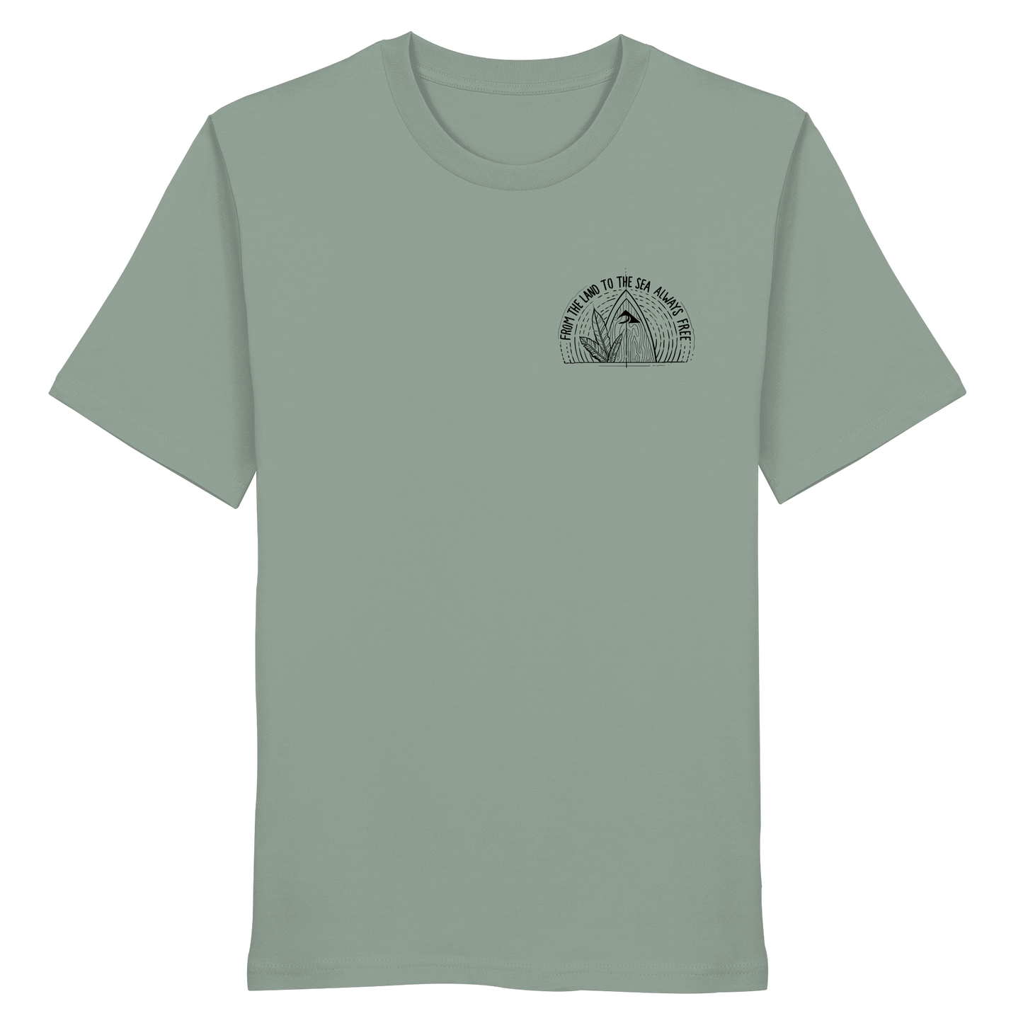 Zumik Planet – “From the Land to the Sea, Always Free”  - Organic Shirt