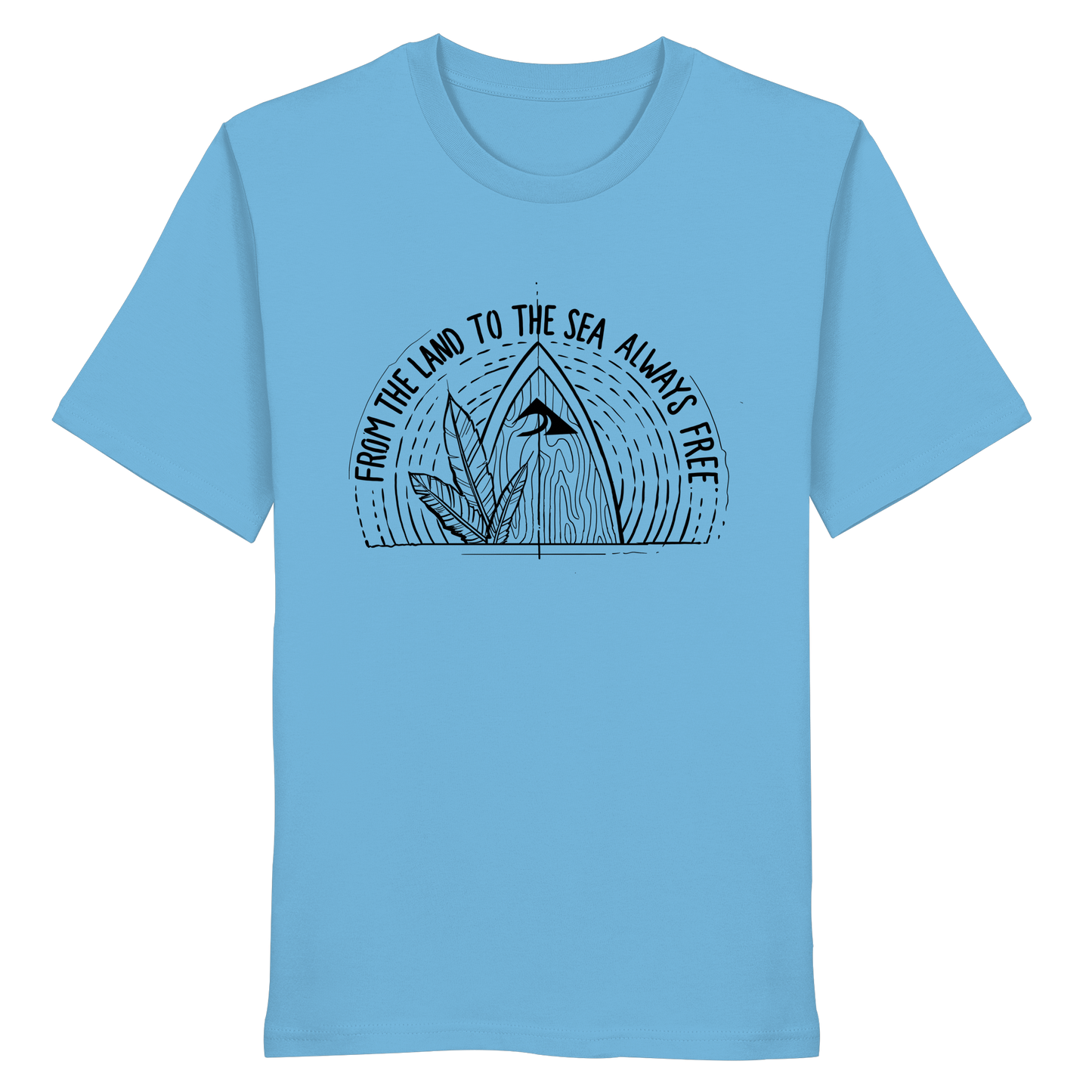 Zumik Planet – “From the Land to the Sea, Always Free” - Organic Shirt