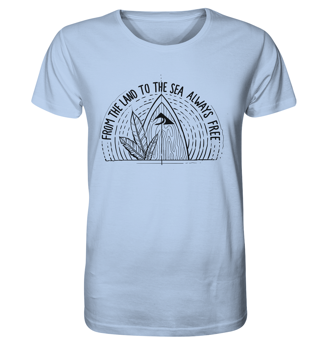 Zumik Planet – “From the Land to the Sea, Always Free” - Organic Shirt