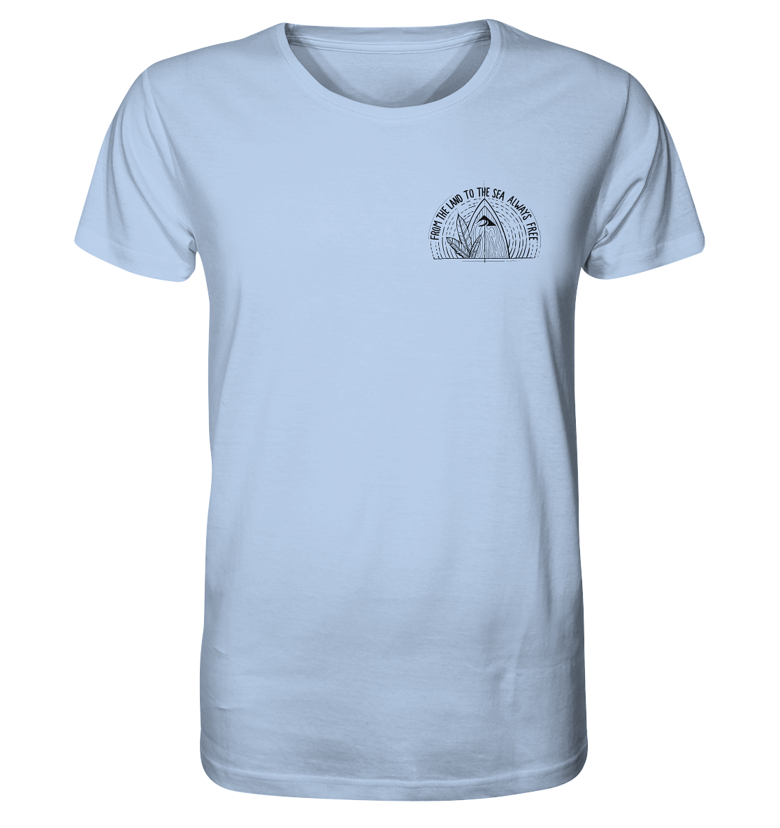 Zumik Planet – “From the Land to the Sea, Always Free”  - Organic Shirt