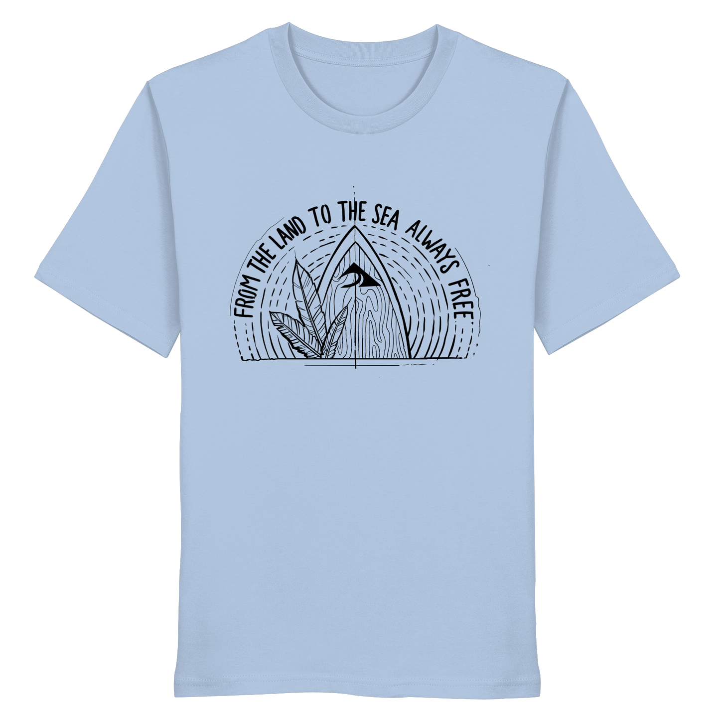 Zumik Planet – “From the Land to the Sea, Always Free” - Organic Shirt